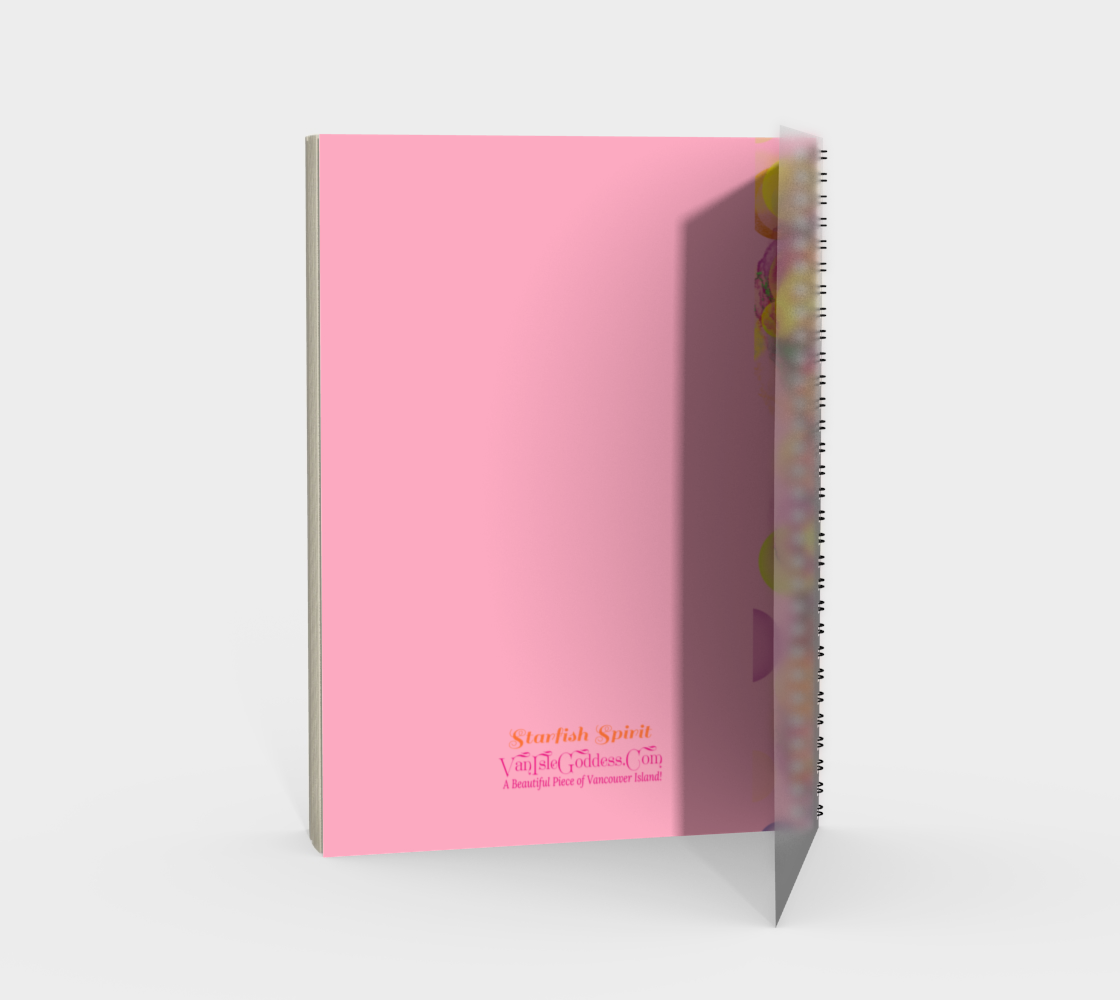 Back of spiral notebook.