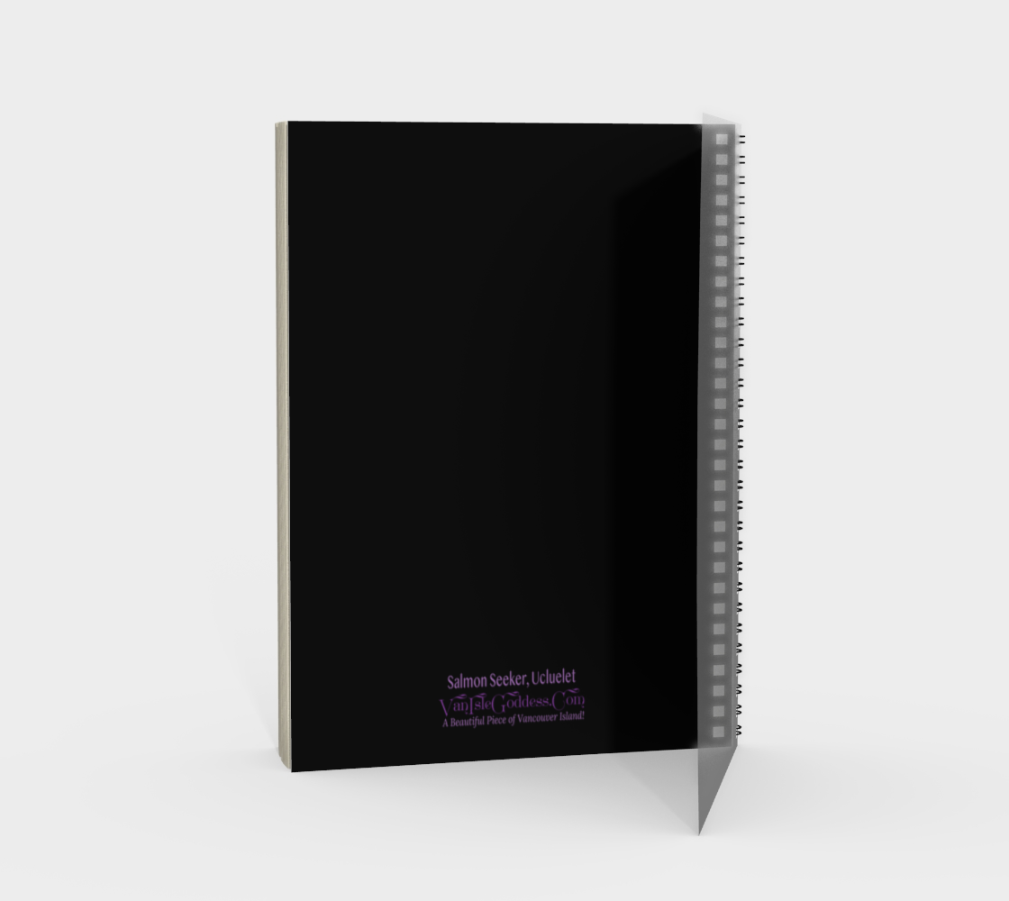 Salmon Seeker Bear Ucluelet Spiral Notebook