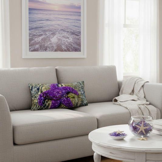 Amazing Starfish 24" x 12" Throw Pillow Cover