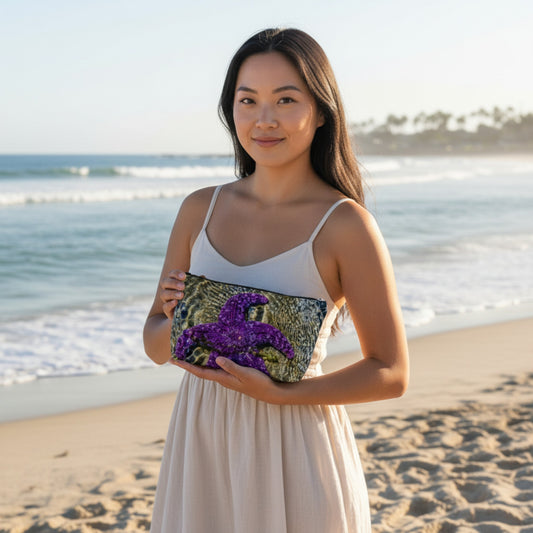 Amazing Starfish Makeup Travel Bag: Marvelous Coastal-Inspired Cosmetic Case