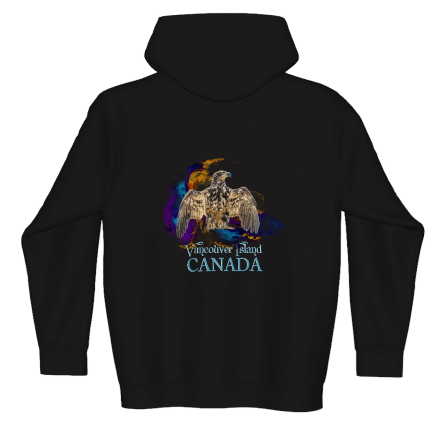 Thunderbird Vancouver Island Canada Premium Zipper Hoodie back