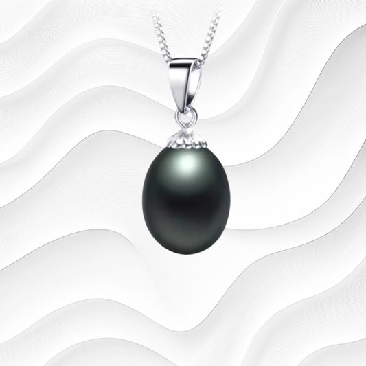 Black Pearl Drop Pendant