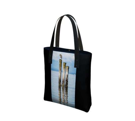 Blue Heron Perch Urban Tote Bag