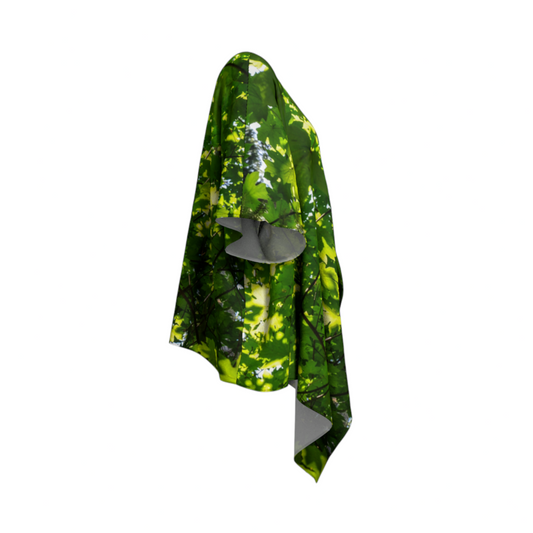 Canopy of Leaves Draped Kimono