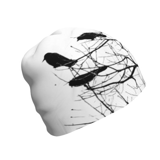 Crow Feather Beanie