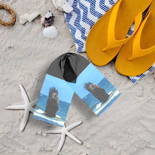 Fly Like a Eagle Long Scarf on the Beach