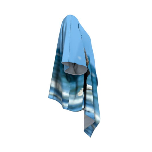 Fly Like An Eagle Draped Kimono