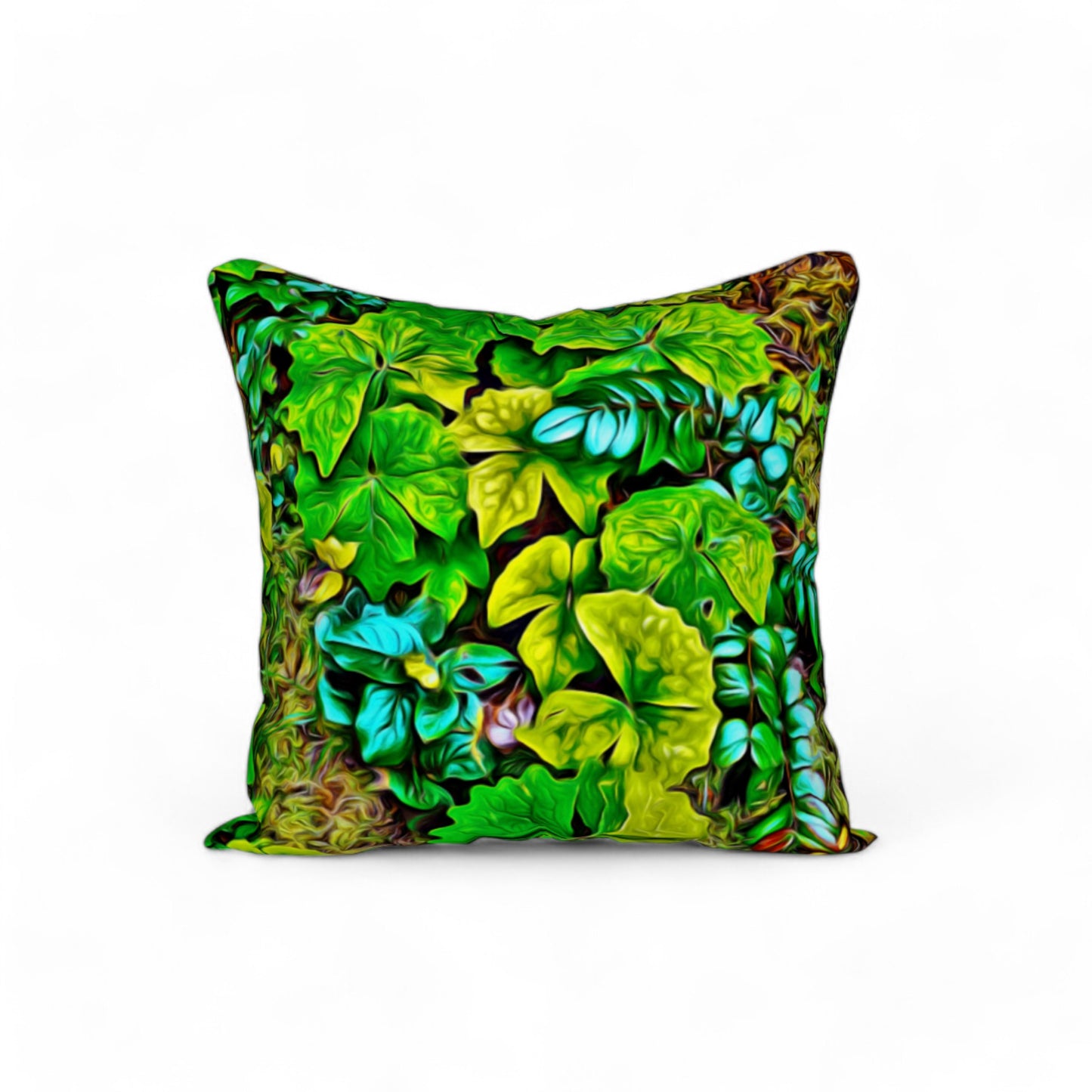 Forest Floor Cathedral Grove 18"x18" Throw Pillow Cover