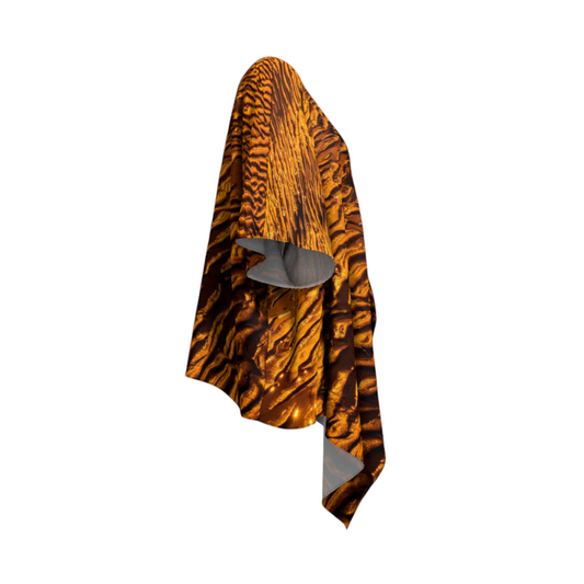 Golden Sand Draped Kimono