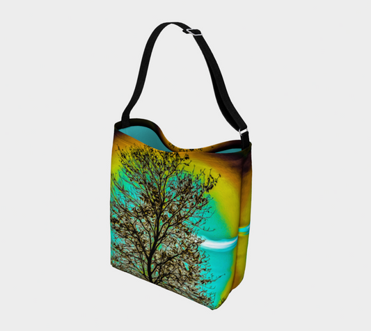 Island Tree of Life Neoprene Day Tote