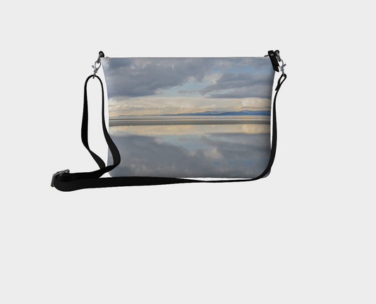 Light Language Parksville Beach Vegan Leather Crossbody Purse