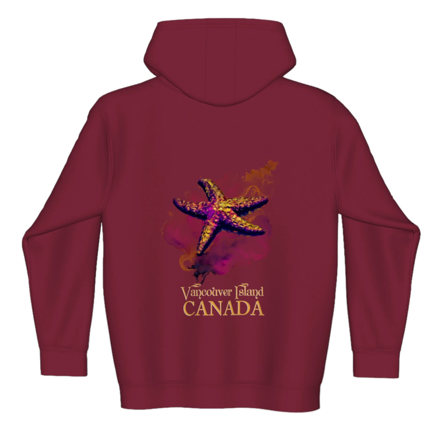 Star Track Vancouver Island Canada Premium Zipper Hoodie
