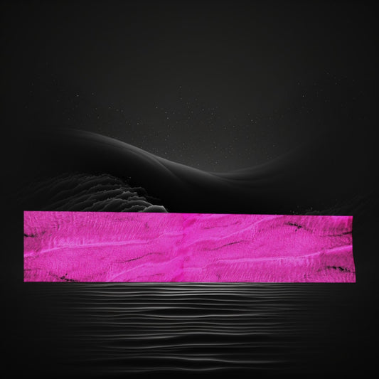 Pink Sand long scarf is shown full length.