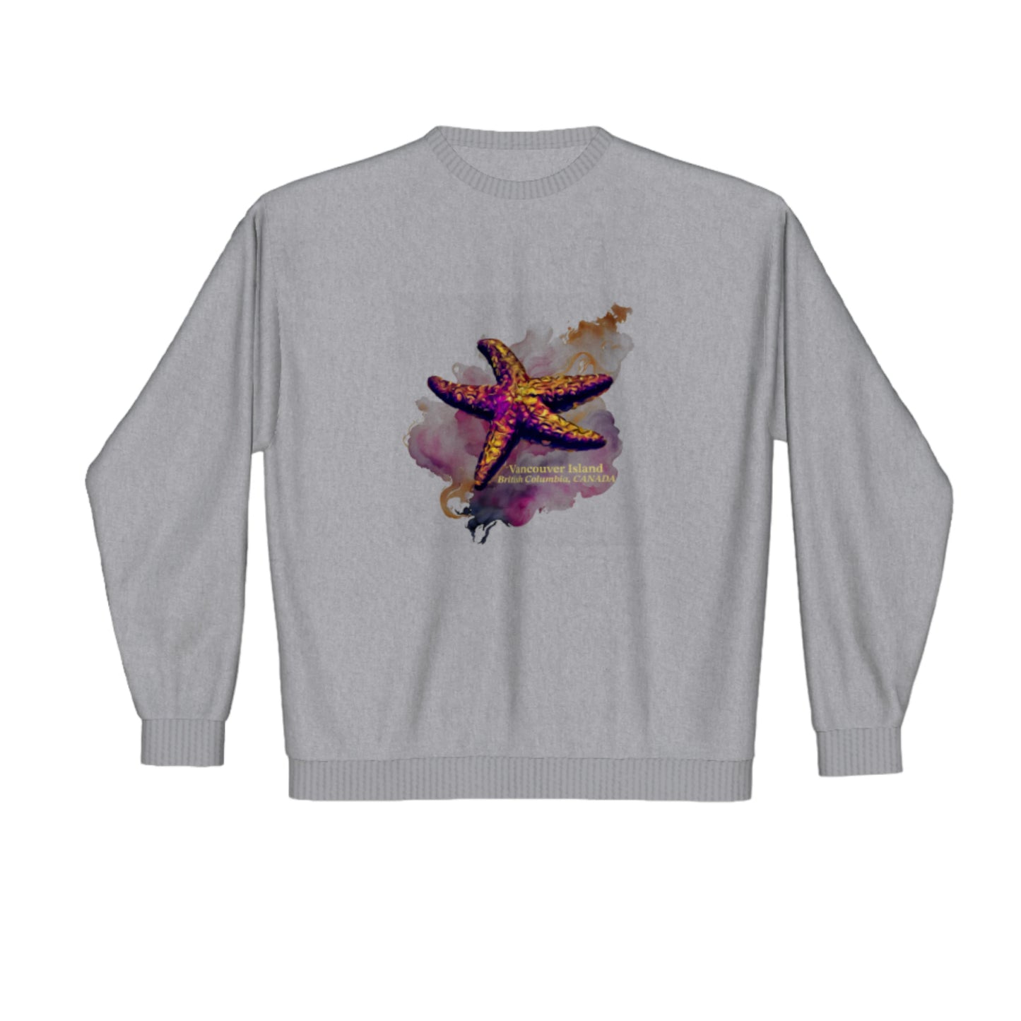 Star Track Vancouver Island British Columbia Premium Crewneck Sweatshirt