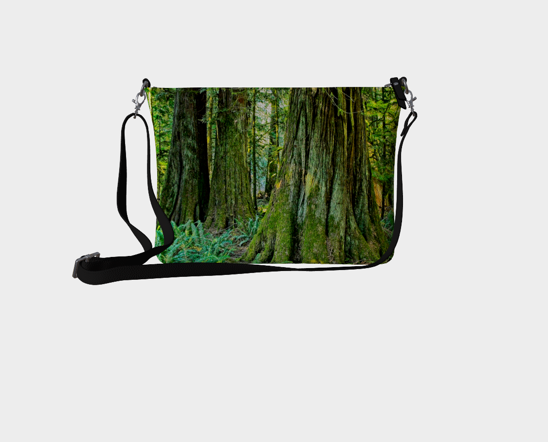 The Ancients Cathedral Grove Vegan Leather Crossbody Purse