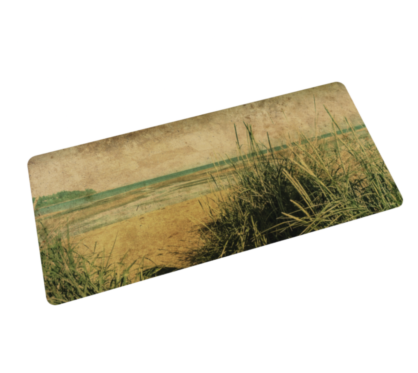 Vintage Beach Large Desk Mat