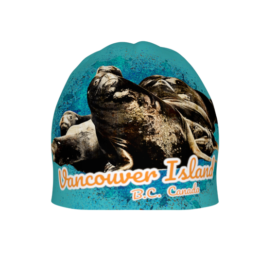 What's Up Sea Lions Vancouver Island BC Canada Beanie
