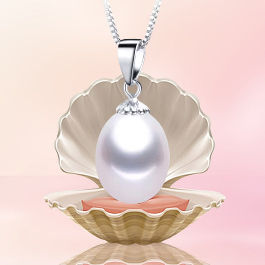 White Pearl Drop Pendant