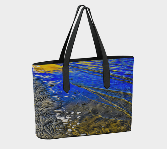 Ebb and Flow Vegan Leather Tote Bag