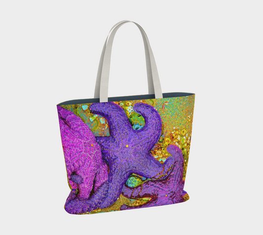 Van Isle Goddess Starfish Cluster Oversized Market Tote