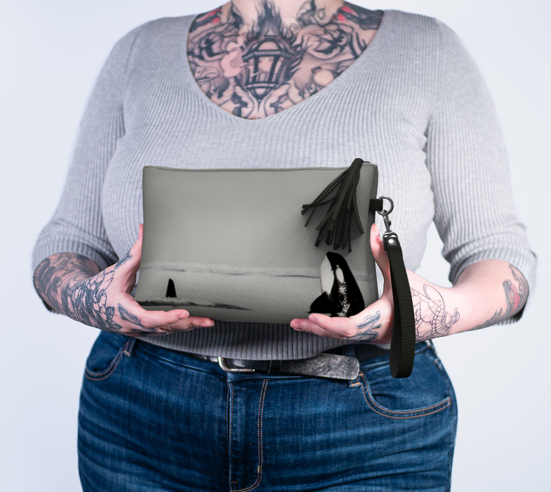 Orca Spy Hop Vegan Leather Makeup Bag