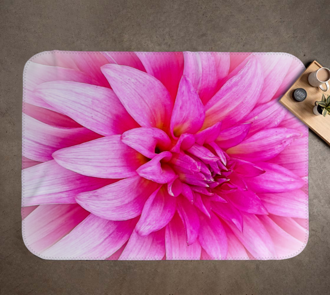 Summer Dahlia Coastal Blanket