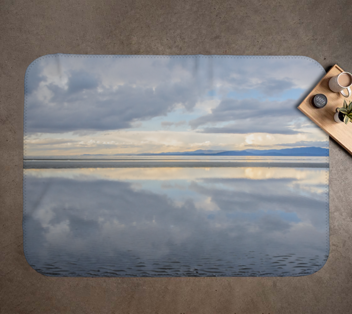 Light Language Parksville Beach Coastal Blanket