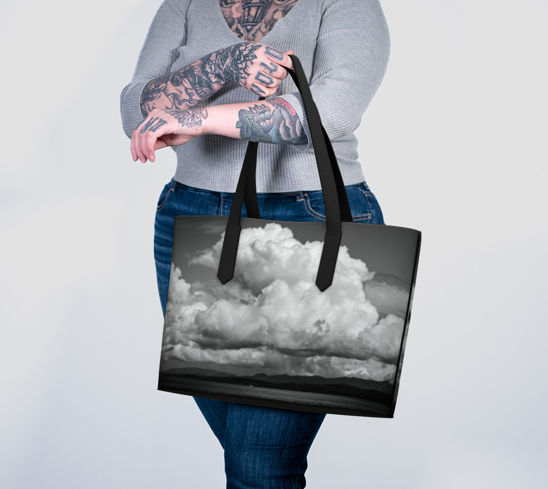 Parksville Beach Vegan Leather Tote Bag