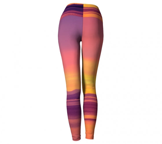 Vancouver Island Sunset Yoga Leggings