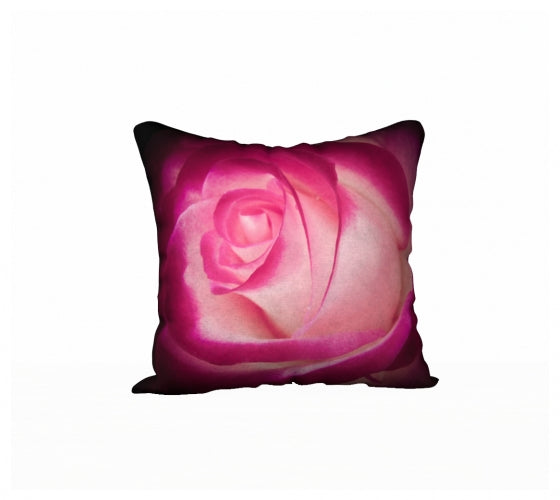 Illuminated Rose 18" x 18" Throw Pillow Cover