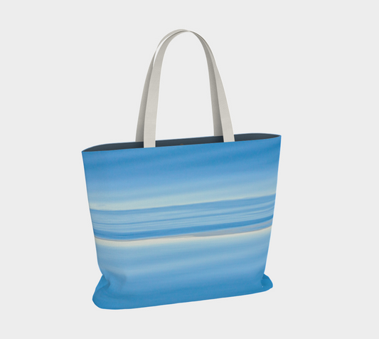 Van Isle Goddess Ocean Blue Horizon oversized Market Tote.
