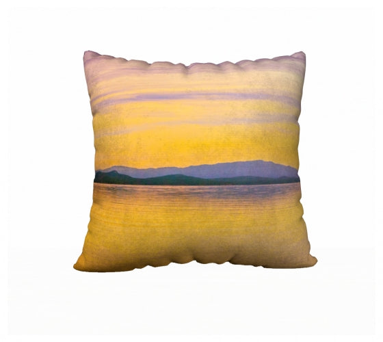 Magic Morning Parksville Beach 22" x 22" Throw Pillow Cover