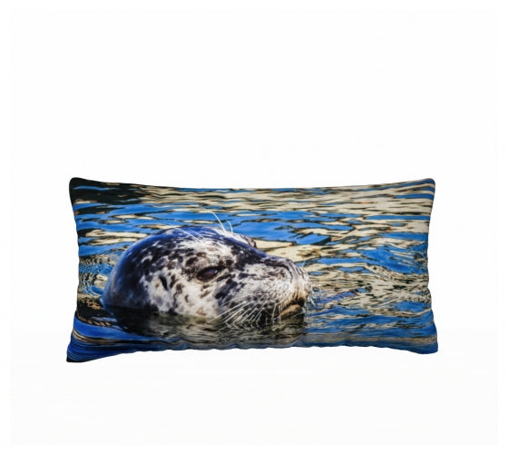 Seal Of Blue 24" x 12" Throw Pillow Cover