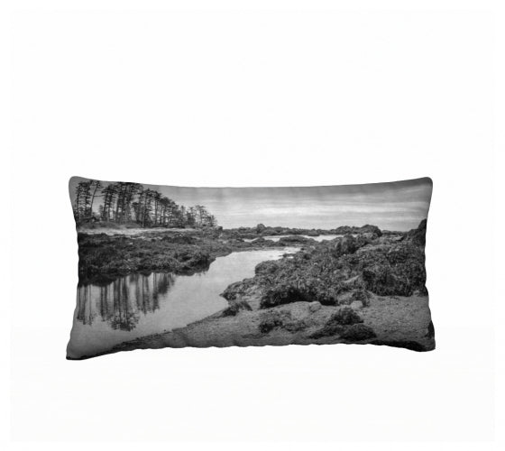 Big Beach Ucluelet 24" x 12" Throw Pillow Cover