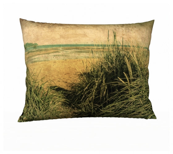 Vintage Beach 26" x 20" Throw Pillow Cover
