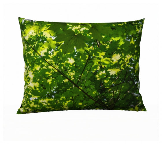 Canopy of Leaves 26" x 20" Throw Pillow Cover