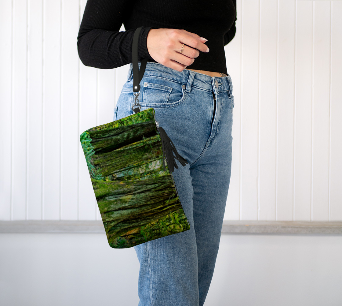 The Ancients Cathedral Grove Vegan Leather Makeup Bag