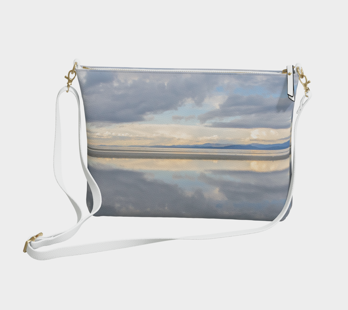Light Language Parksville Beach Vegan Leather Crossbody Purse