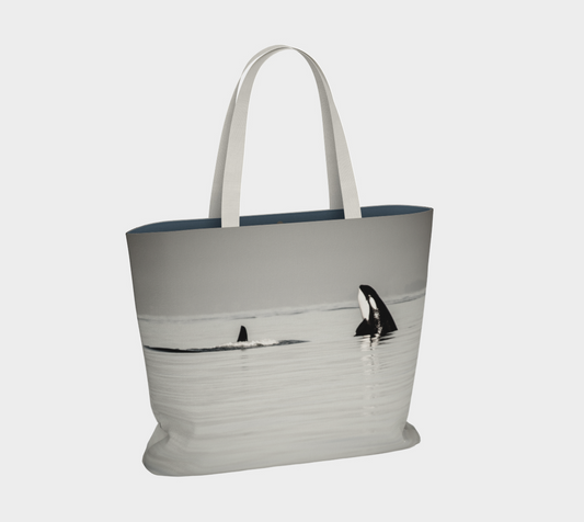 Van Isle Goddess Orca Spy Hop oversized Market Tote.