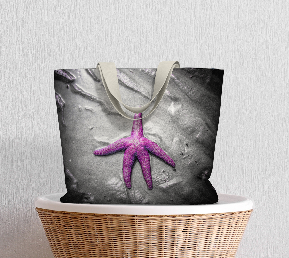 Van Isle Goddess Solitary Starfish oversized Market Tote.