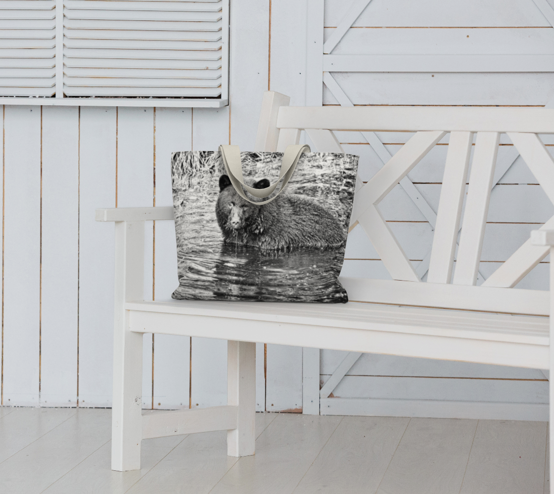 Van Isle Goddess Black Bear Ucluelet Market Tote