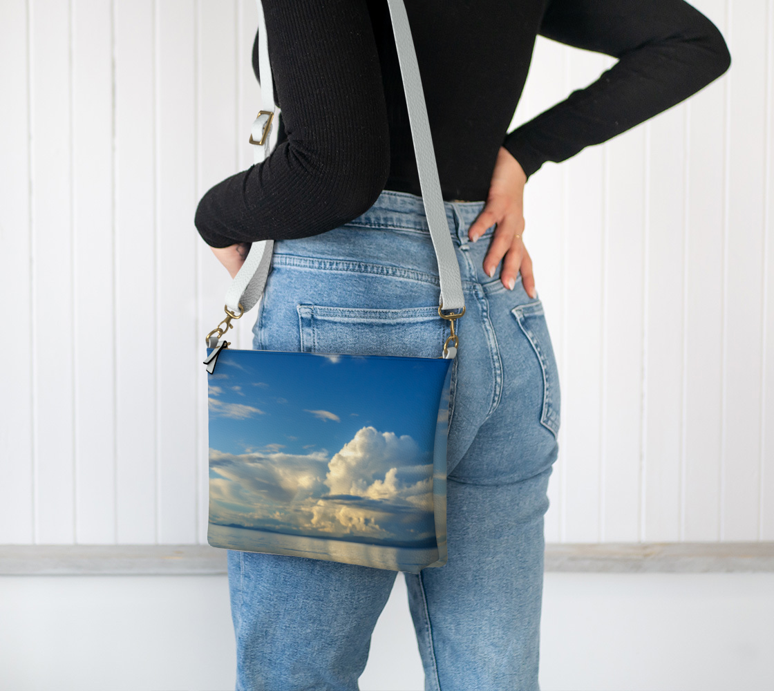 Qualicum Beach Vegan Leather Crossbody Purse