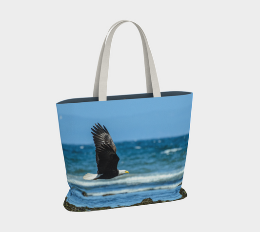 Van Isle Goddess Fly Like A Eagle oversized market tote.