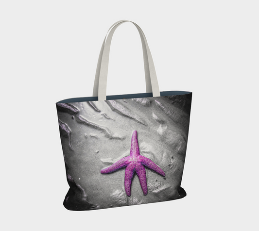 Van Isle Goddess Solitary Starfish oversized Market Tote.