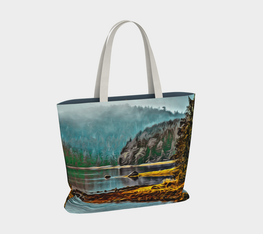 Van Isle Goddess Wild Pacific oversized Market Tote.