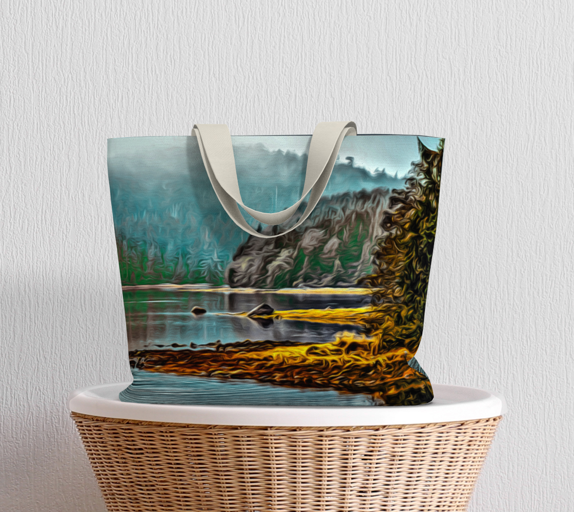 Van Isle Goddess Wild Pacific oversized Market Tote.