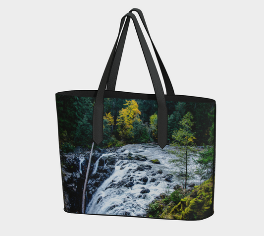 Englishman River Falls Vegan Leather Tote Bag