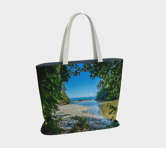Van Isle Goddess Oyster River oversized Market Tote.