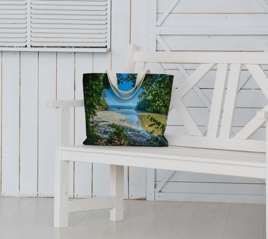 Van Isle Goddess Oyster River oversized Market Tote.