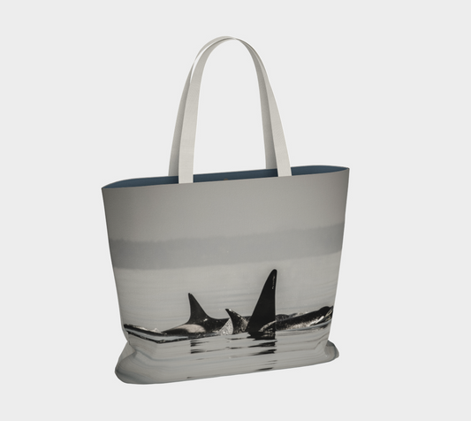 Van Isle Goddess Orca Pod oversized Market Tote.